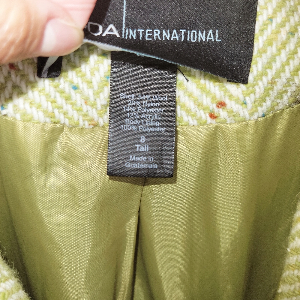 MODA International Green Coat - Picture 12 of 14